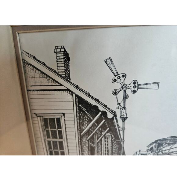 FRISCO Rail Station print "Departure Time" 1982 George L. Lightfoot  KC MO Rare - Picture 4 of 8